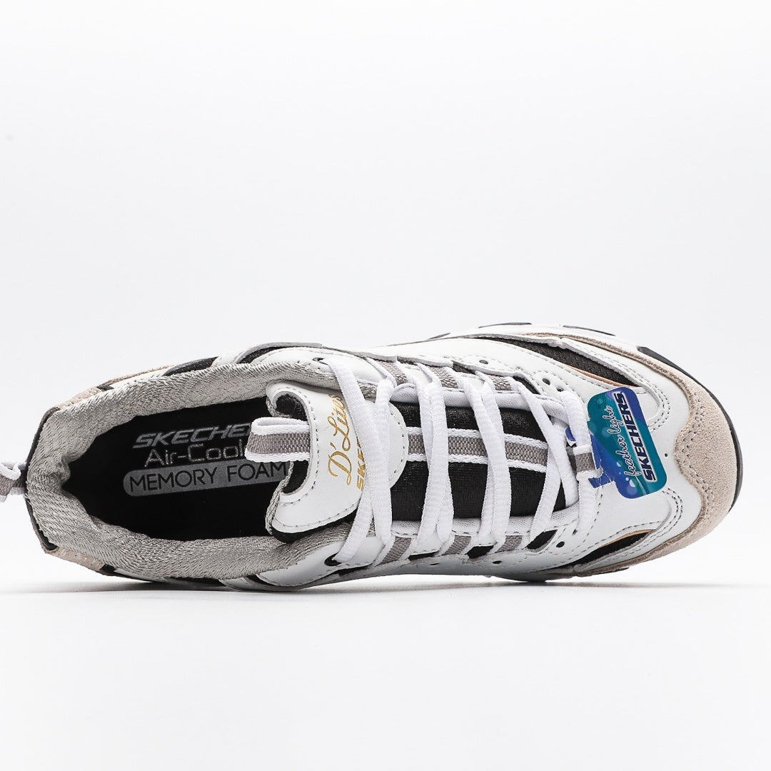 Skechers D'Lites 1.0 Women's "Panda" Sneakers
