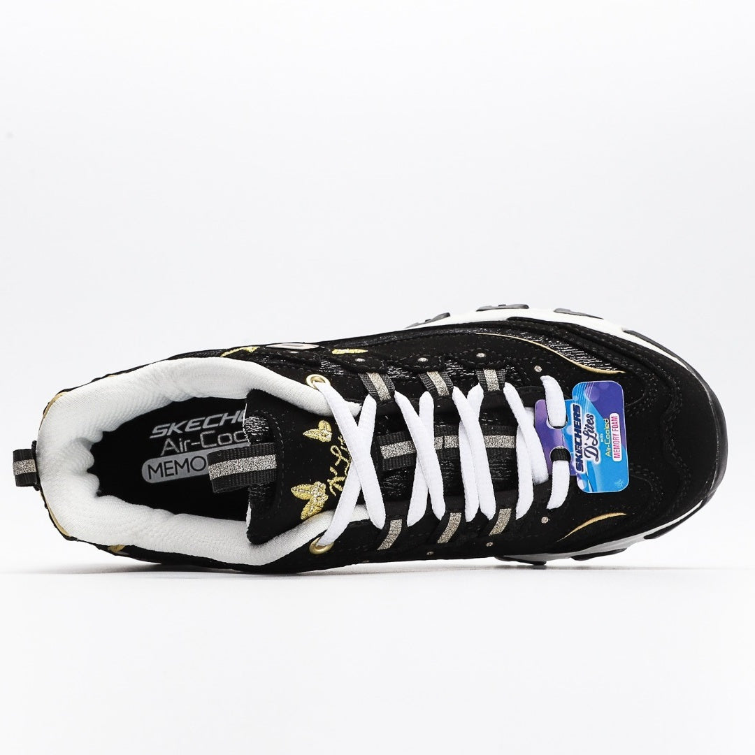 Skechers D'Lites 1.0 Women's "Panda" Sneakers