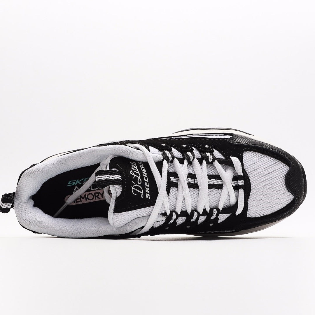 Skechers D'Lites 1.0 Women's "Panda" Sneakers